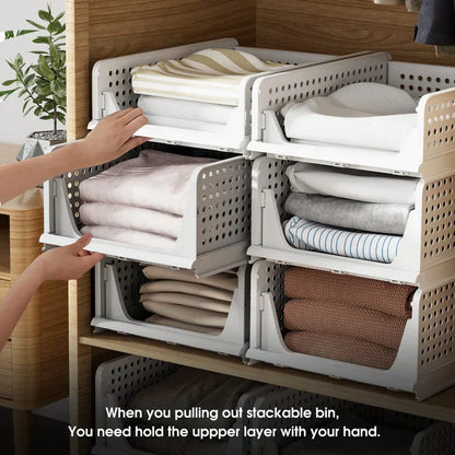 Lifevy Foldable and Stackable Drawer Organizer